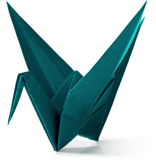 Origami Crane by David Bushell
